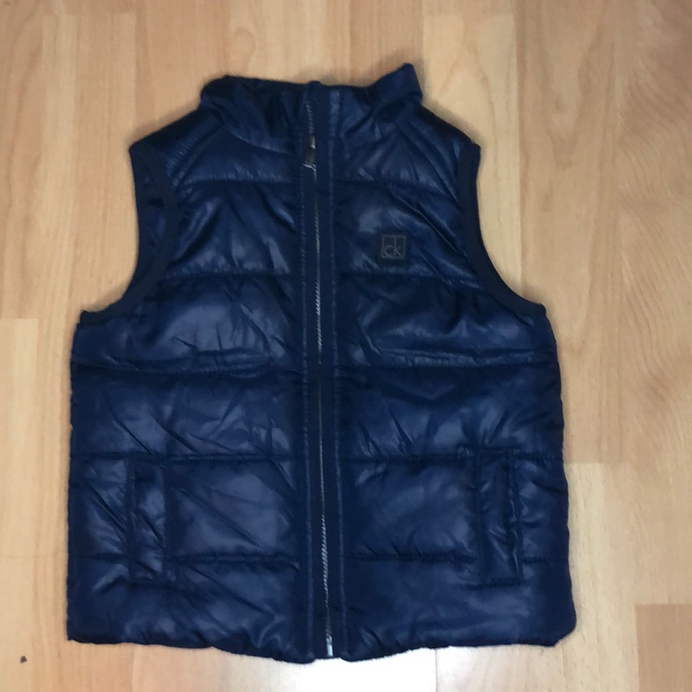 Blue Calvin Klein Puff Vest